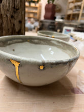 Load image into Gallery viewer, Pownal Woodfire Bowl #12 - Large w/ Gold