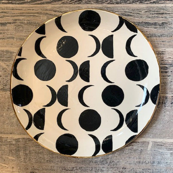 Black Lunar Many Moons Platter - 14
