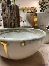 Load image into Gallery viewer, Pownal Woodfire Bowl #12 - Large w/ Gold
