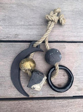 Load image into Gallery viewer, Ceremony Beads - Black Carbon Talisman
