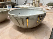 Load image into Gallery viewer, Pownal Woodfire Bowl #12 - Large w/ Gold
