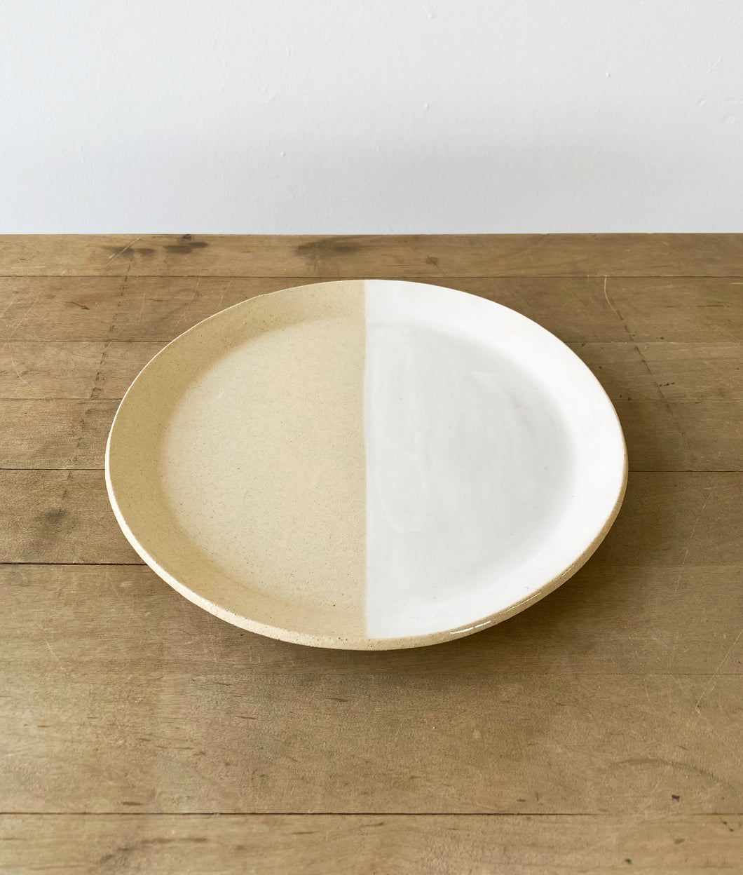White Lunar Place Settings - Sandwich Plate