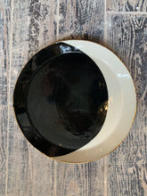 Load image into Gallery viewer, Black Lunar Place Settings - 9&quot; Sandwich Plate
