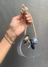 Load image into Gallery viewer, Ceremony Beads - Black Carbon Talisman
